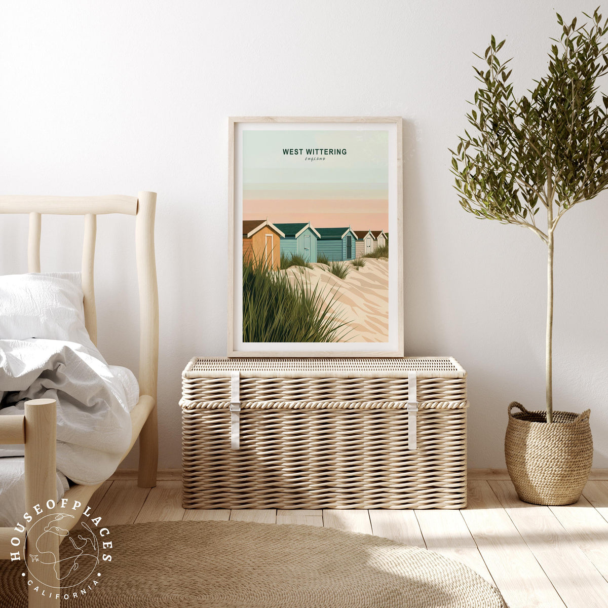England Beach travel poster – view 3