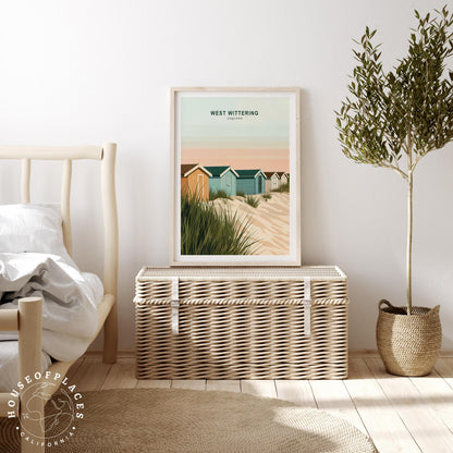 England Beach travel poster – view 3