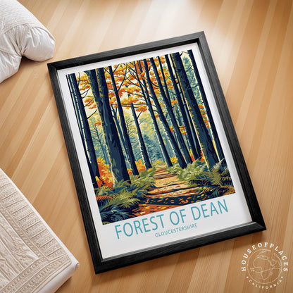 Gloucestershire Forest travel poster – view 2