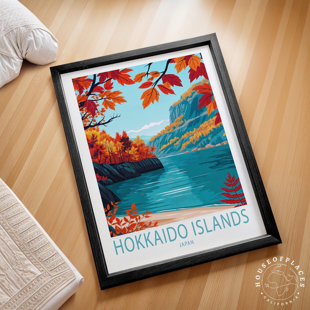 Hokkaido Islands travel poster – view 2