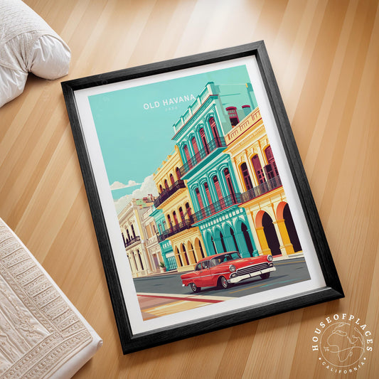 Cuba travel poster – view 2