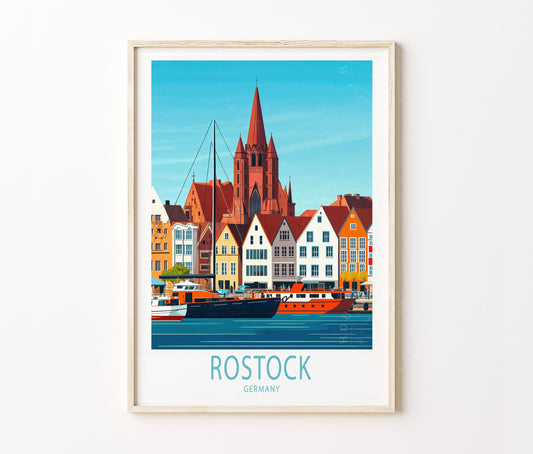 Rostock travel poster – view 2