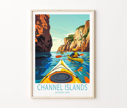 Channel Islands National Park Travel Poster – California Wall Art Print