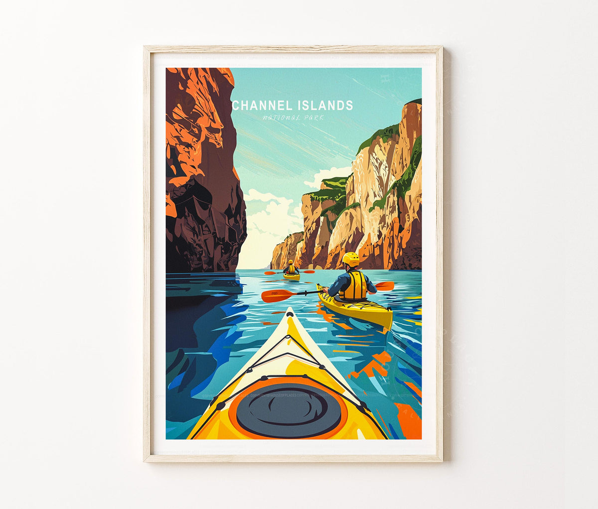 California Channel Islands travel poster – view 2