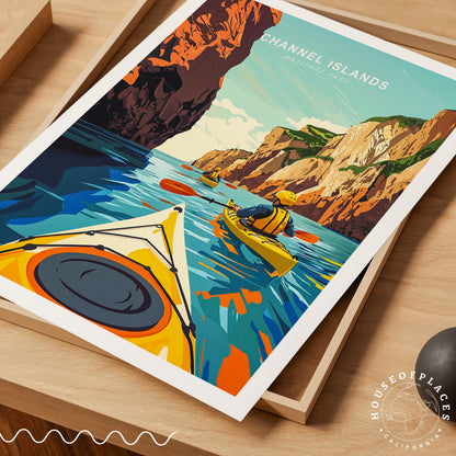 California Channel Islands travel poster – view 4