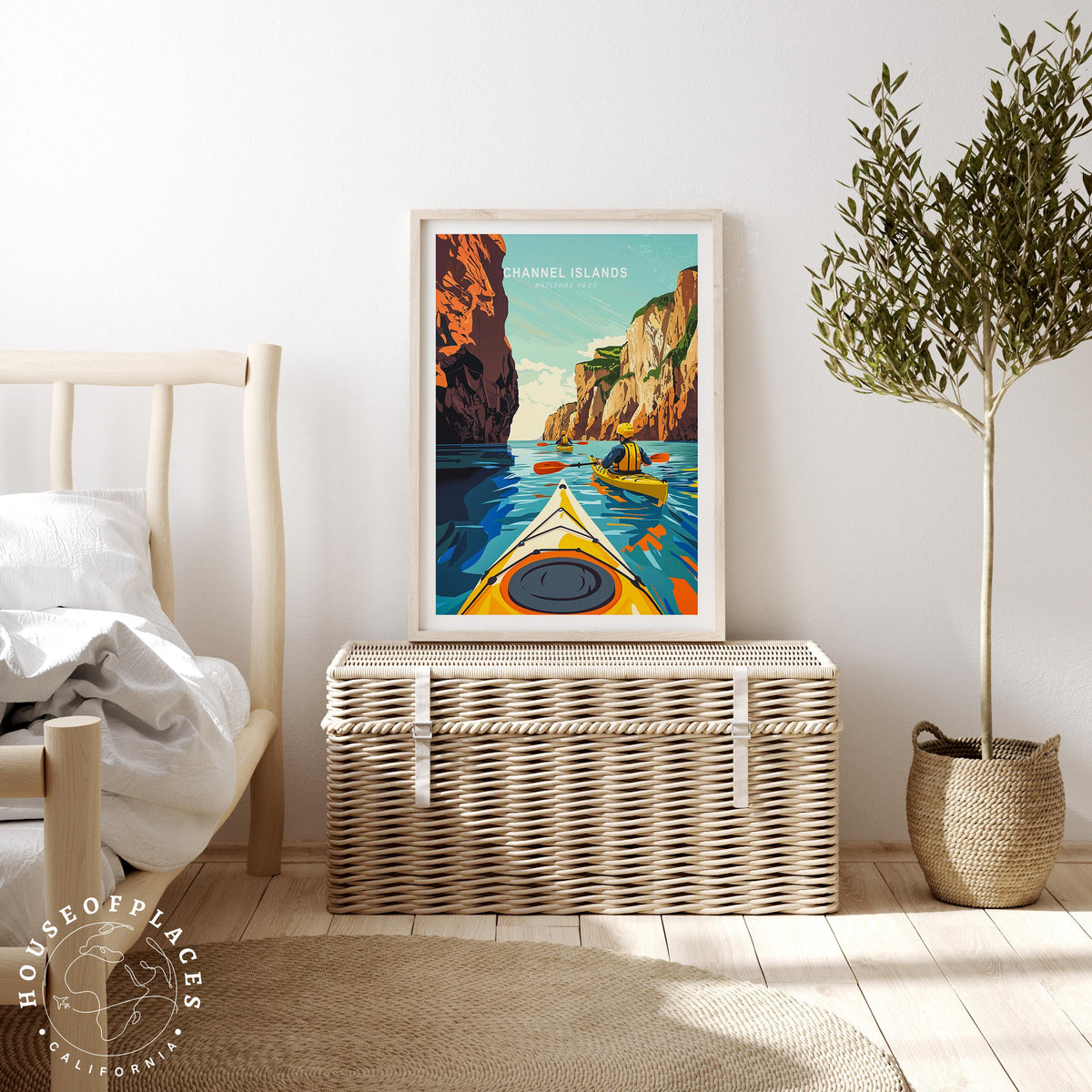 California Channel Islands travel poster – view 3