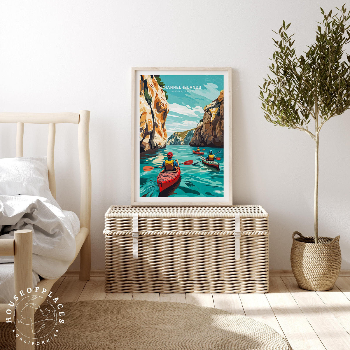California Channel Islands travel poster – view 3