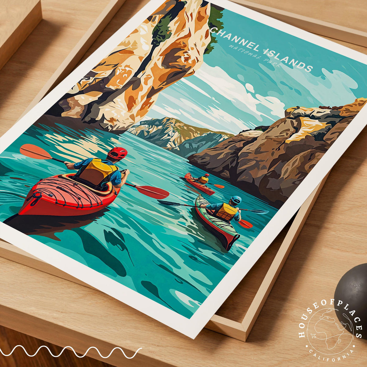 California Channel Islands travel poster – view 4