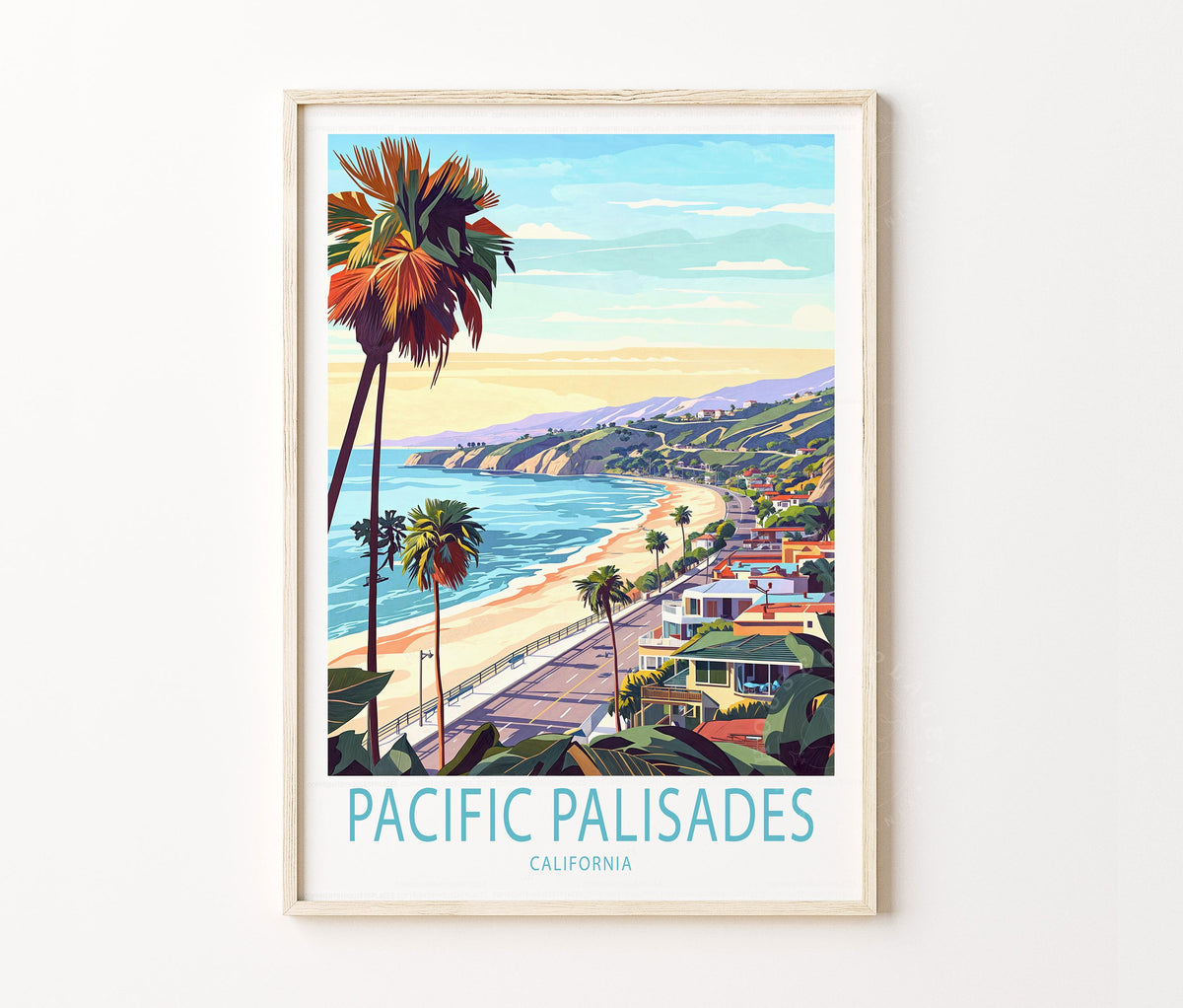 Pacific Palisades travel poster – view 2