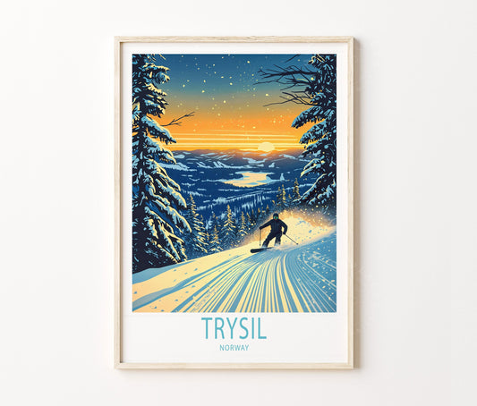 Trysil travel poster – view 2