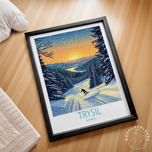 Trysil travel poster – view 2