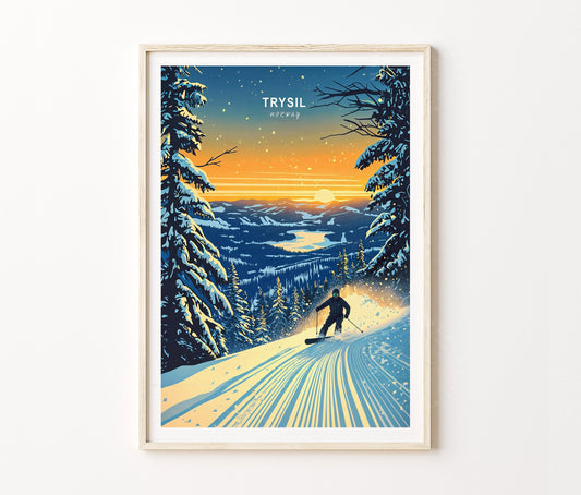Trysil Winter travel poster – view 2