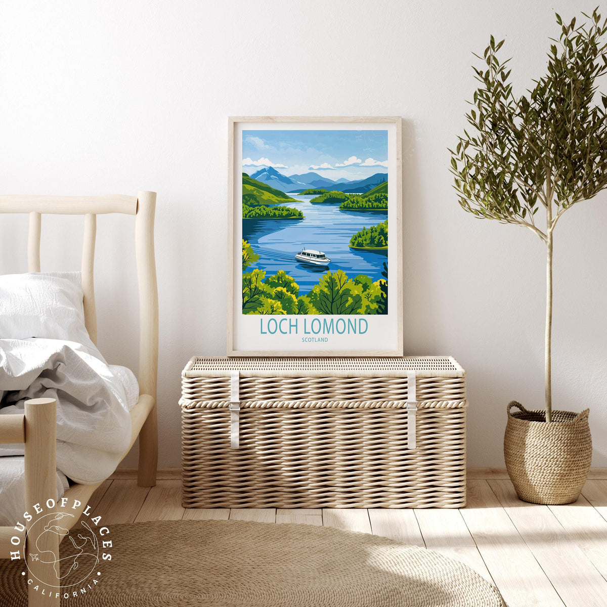 Loch Lomond travel poster – view 3