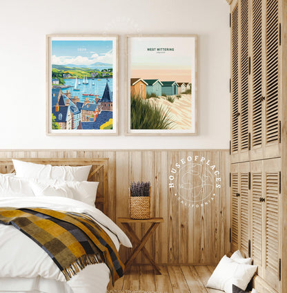 England Beach travel poster – view 6