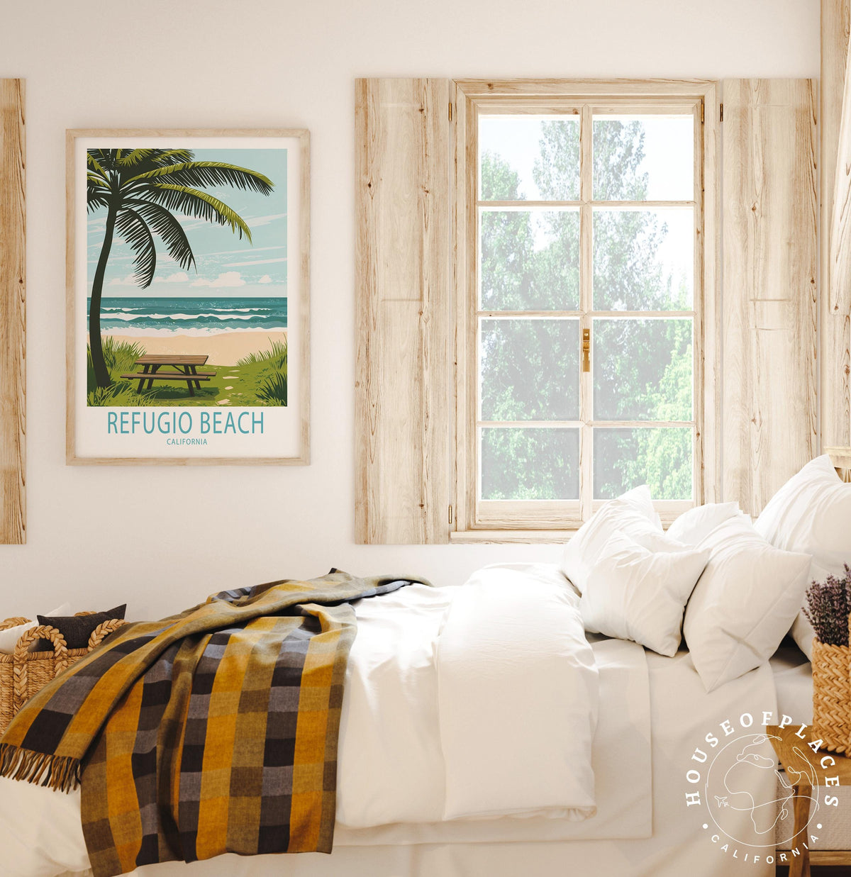 Refugio Beach travel poster – view 7