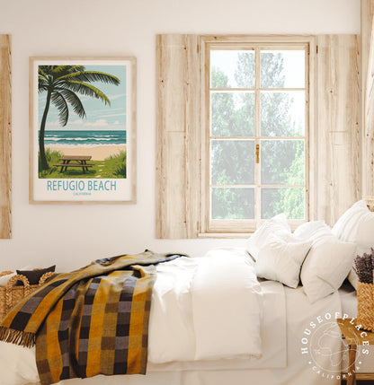 Refugio Beach travel poster – view 7