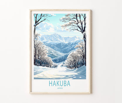 Hakuba Winter travel poster – view 2