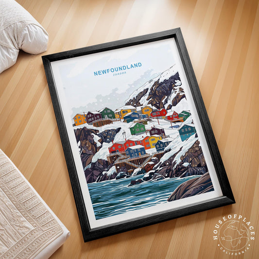 Newfoundland Winter travel poster – view 2