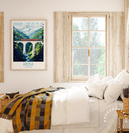 Arosa travel poster – view 7