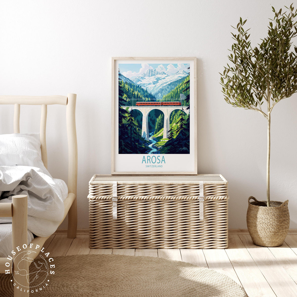 Arosa travel poster – view 3