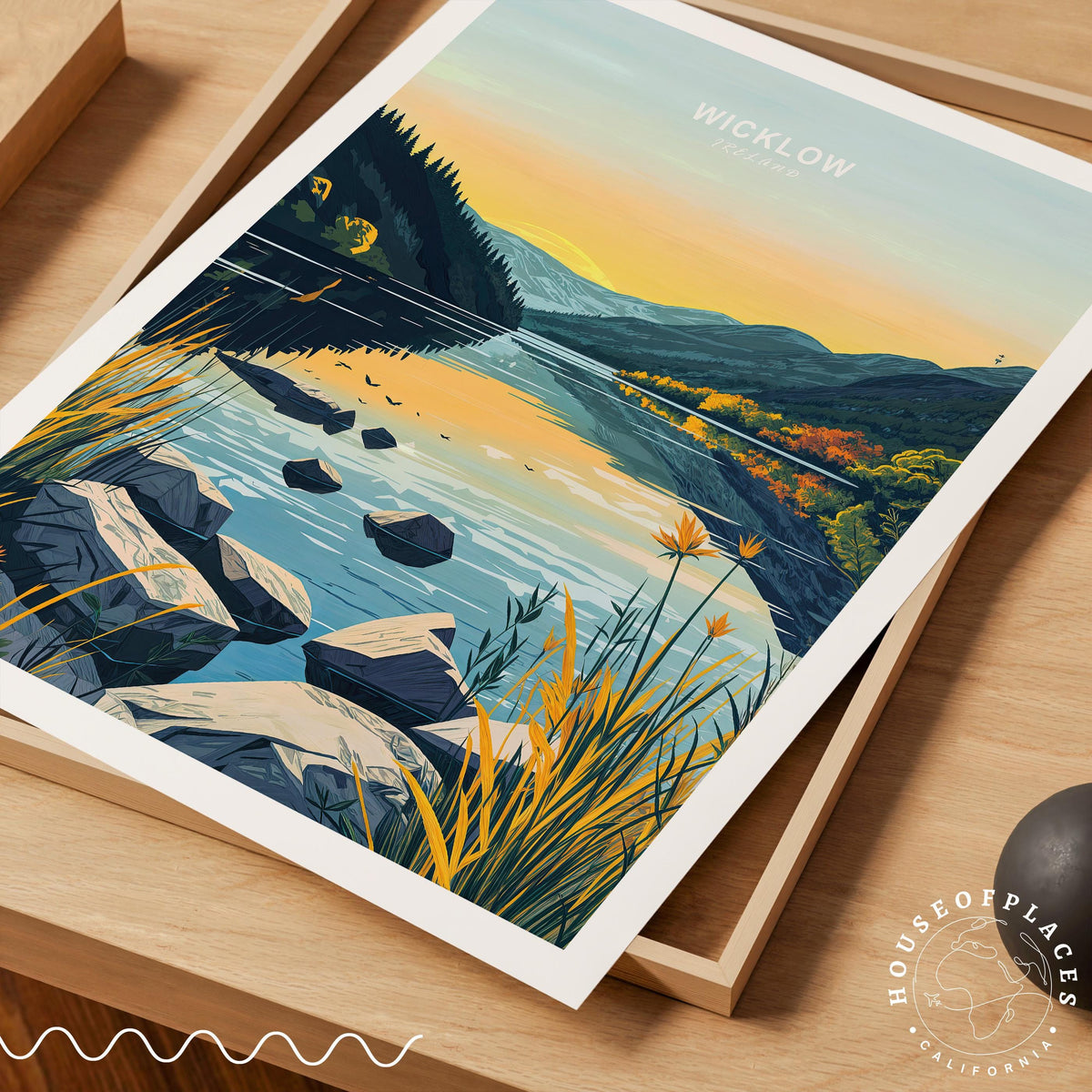 Wicklow travel poster – view 4