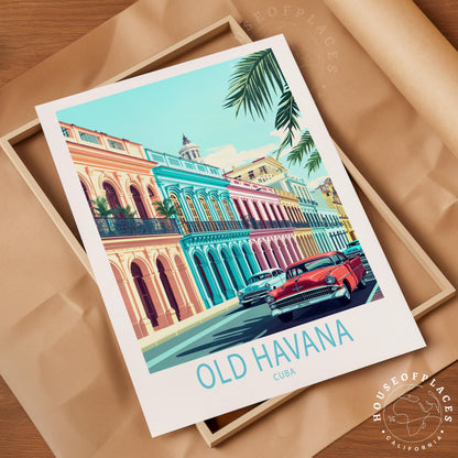 Old Havana City travel poster – view 10