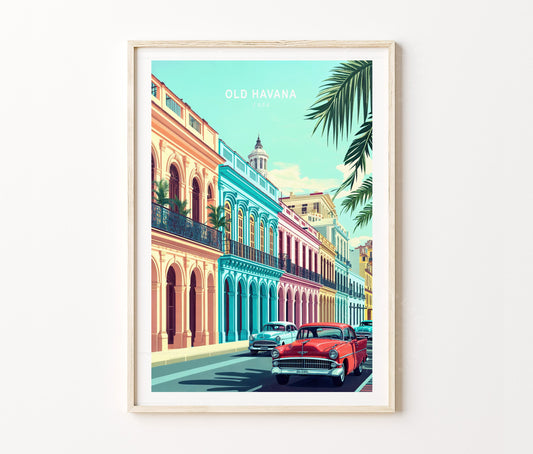 Havana travel poster – view 2