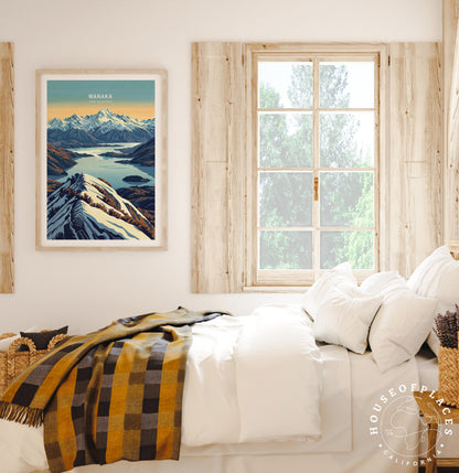 Wanaka travel poster – view 7