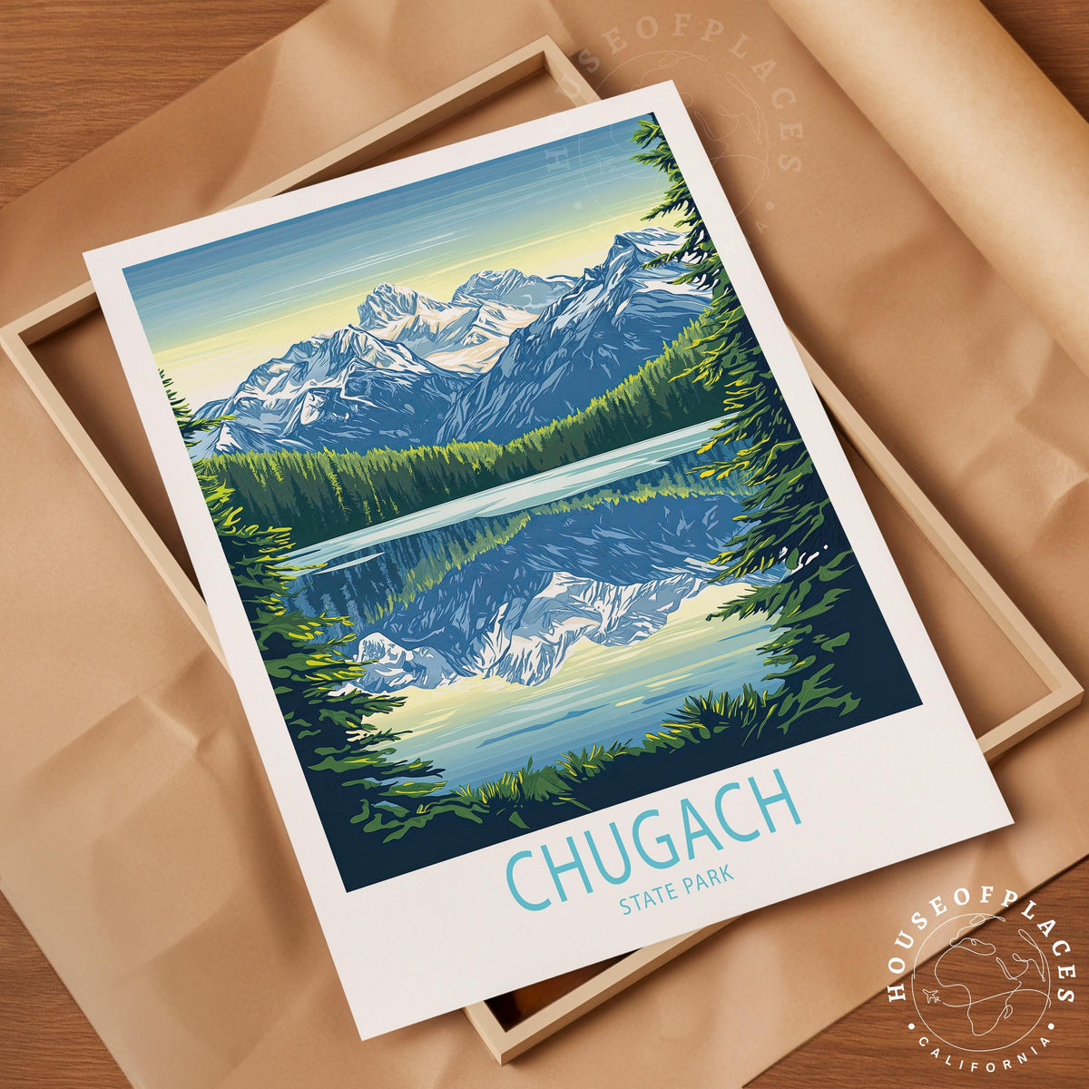Chugach State Park travel poster – view 10