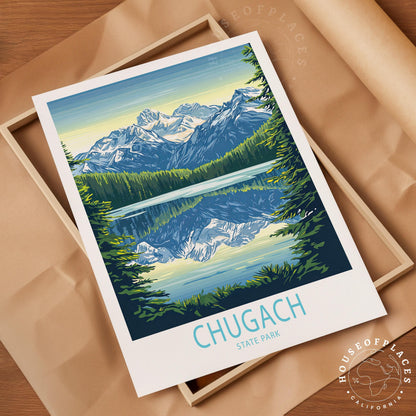 Chugach State Park travel poster – view 10