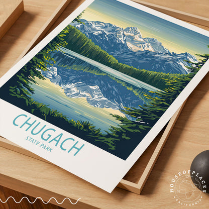 Chugach State Park travel poster – view 4