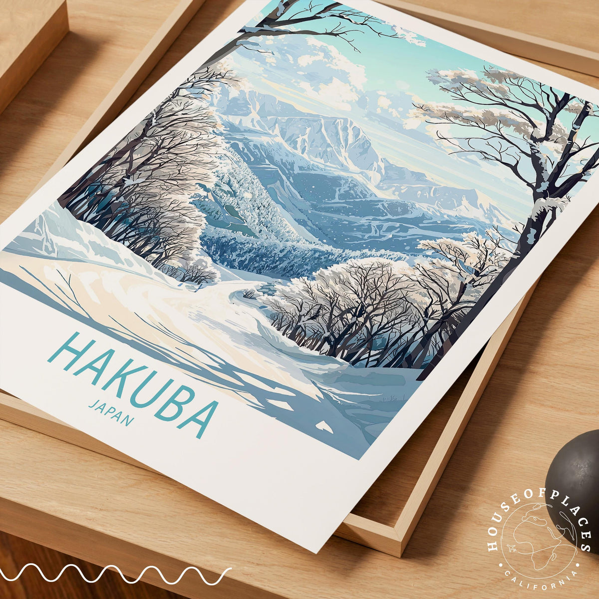 Hakuba Winter travel poster – view 4