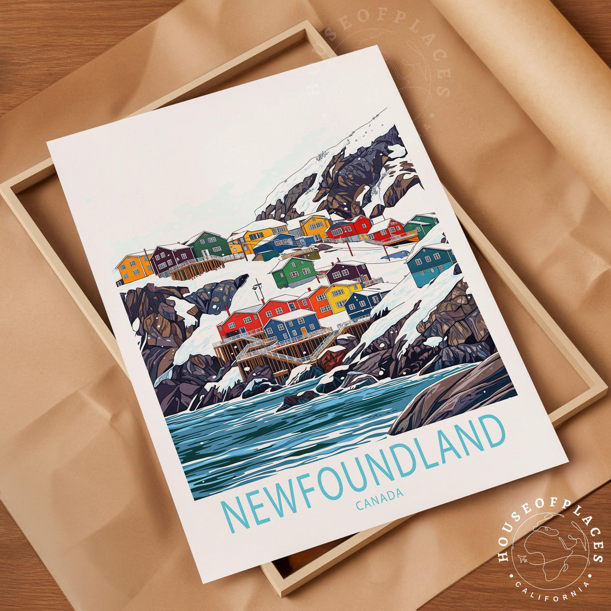 Newfoundland Island travel poster – view 10
