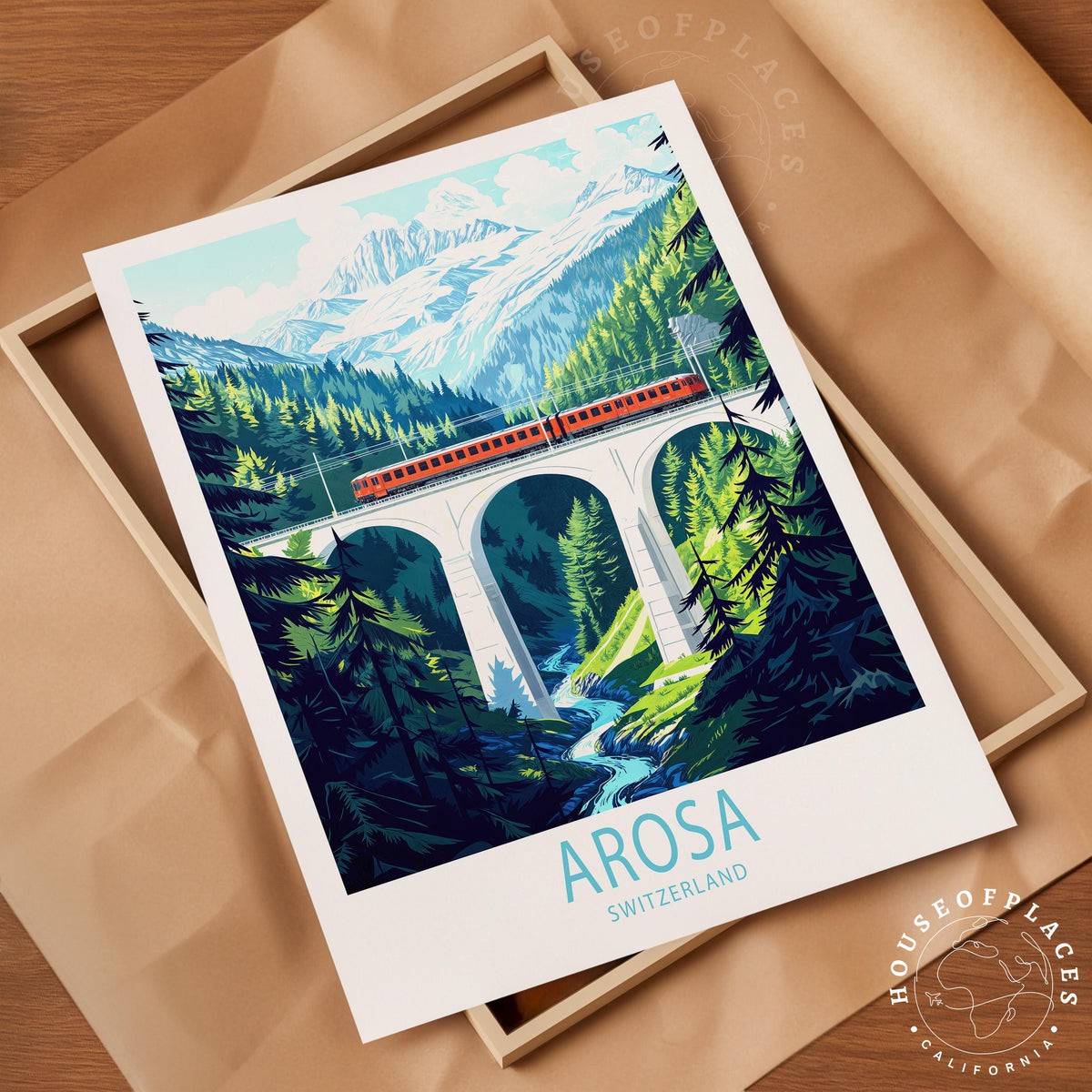 Arosa travel poster – view 10
