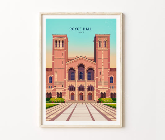 Royce Hall travel poster – view 2