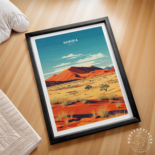 Namibia travel poster – view 2