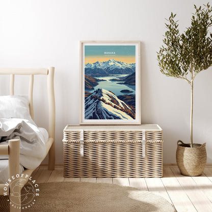 Wanaka travel poster – view 3