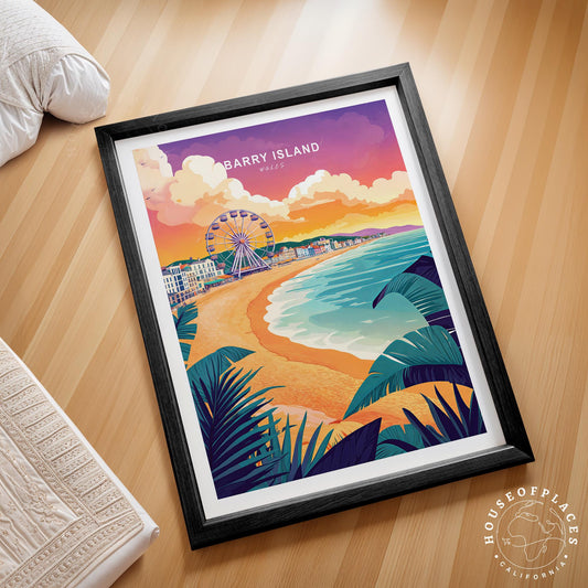 Barry Island travel poster – view 2