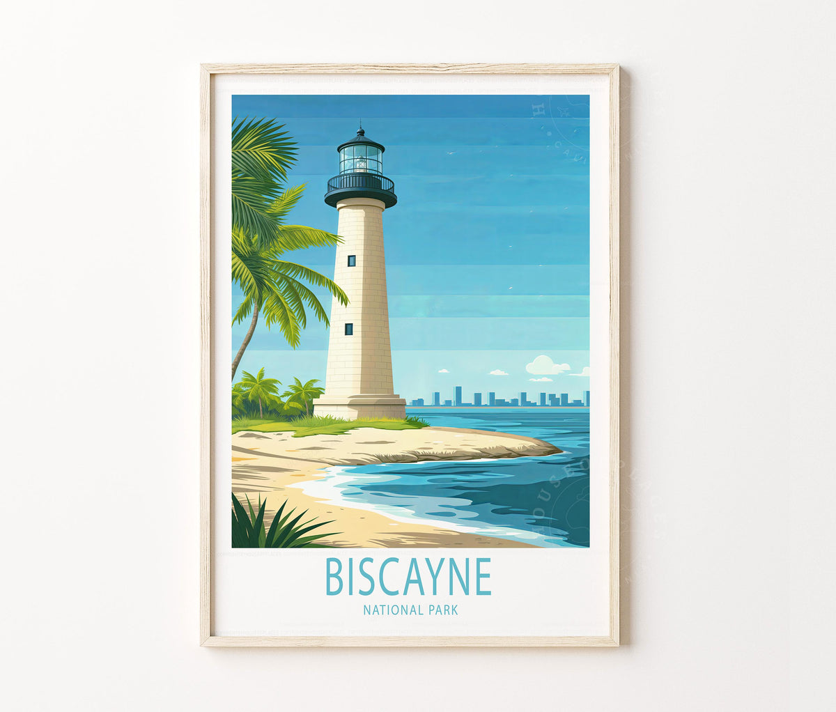 Biscayne National Park travel poster – view 2