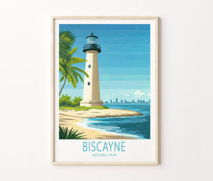 Biscayne National Park travel poster – view 2