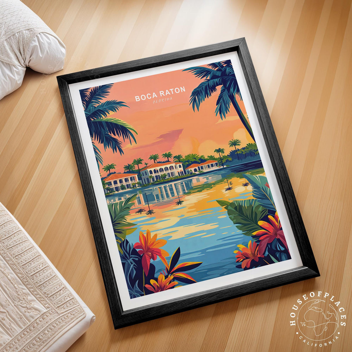 Boca Raton travel poster – view 2