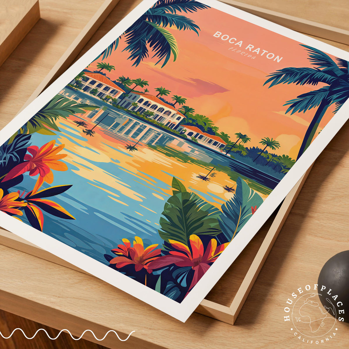 Boca Raton travel poster – view 4