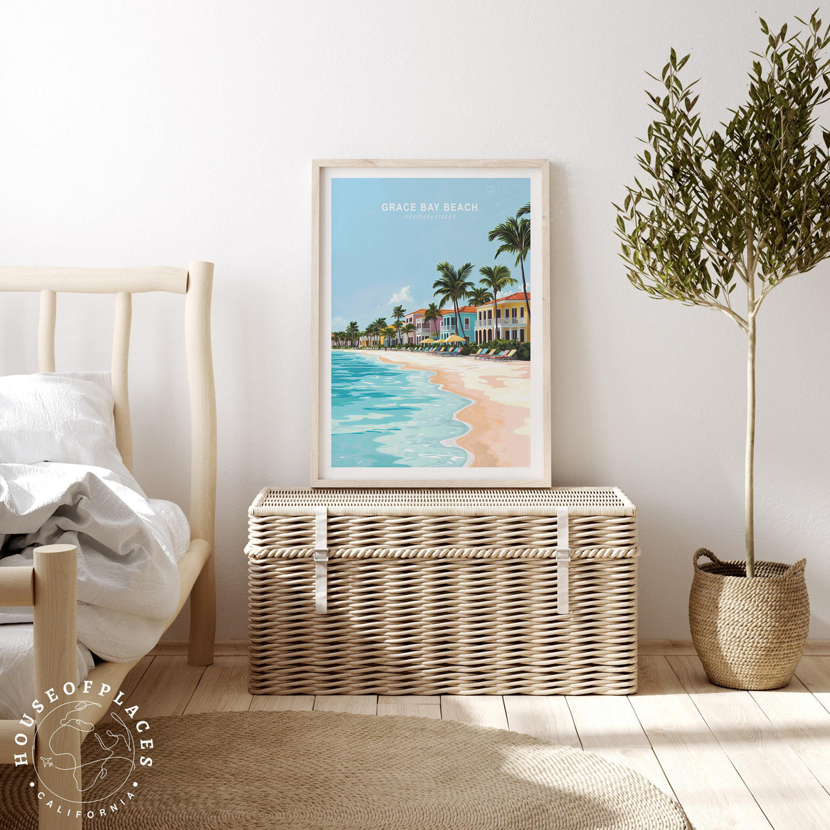 Grace Bay Beach Providenciales travel poster – view 3