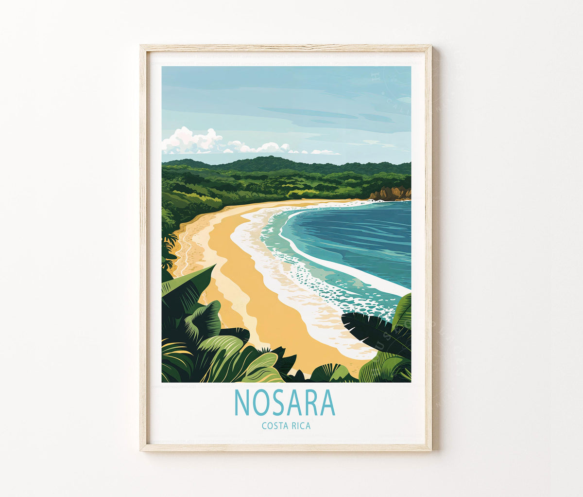 Nosara travel poster – view 2