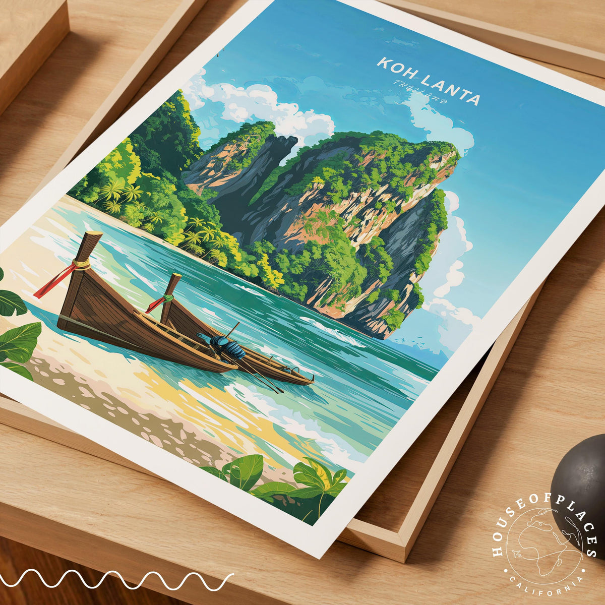 Koh Lanta travel poster – view 4