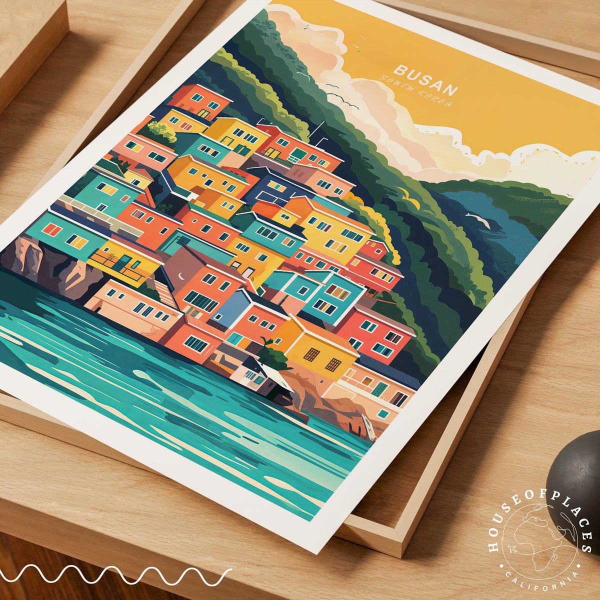 Busan travel poster – view 4
