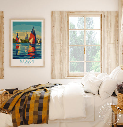Madison travel poster – view 7