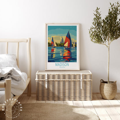 Madison travel poster – view 2