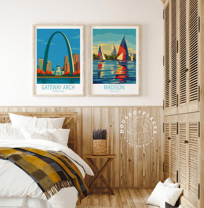 Madison travel poster – view 6