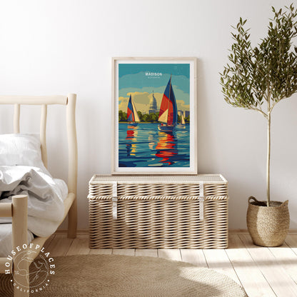 Madison travel poster – view 3